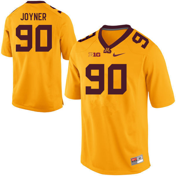 Men #90 Jah Joyner Minnesota Golden Gophers College Football Jerseys Sale-Gold